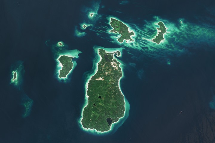 🌍 Tierra: La isla esmeralda del lago Míchigan