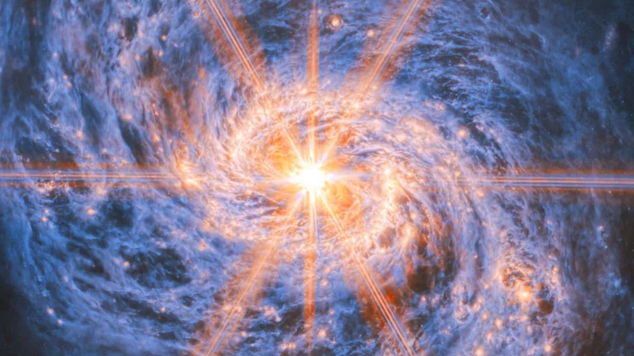 🚀 Astronomía: Webb muestra el brillo de M77