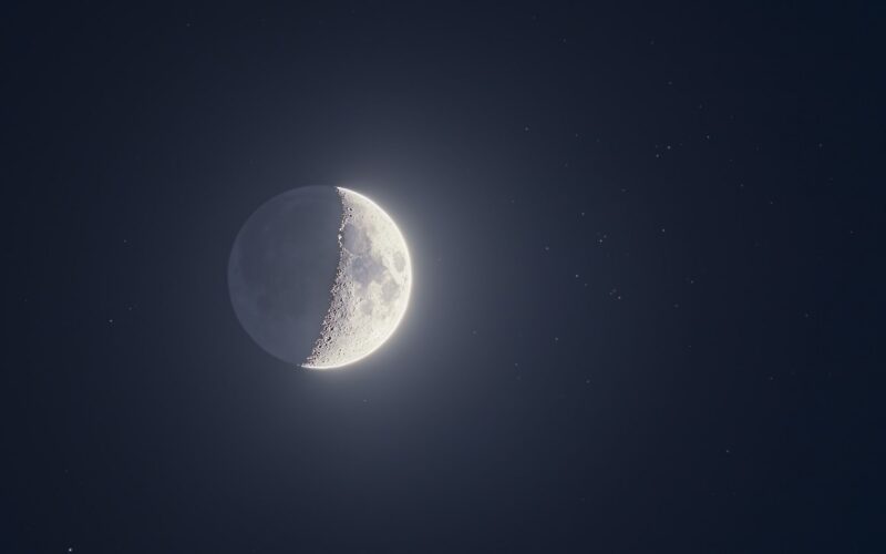🌙 Astronomía: La Luna visita el Pesebre