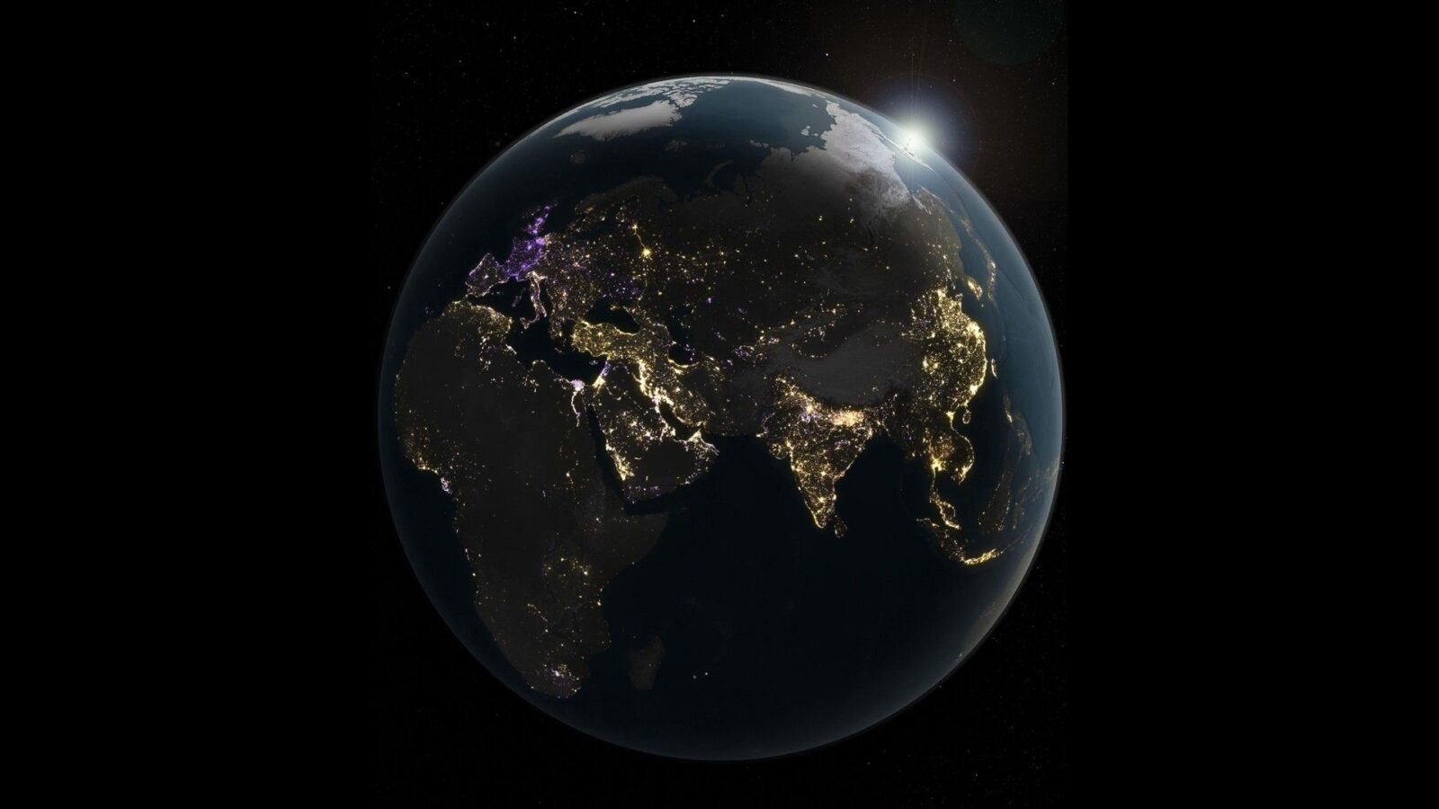 🌍 Tierra: la noche no brilla igual en todas partes