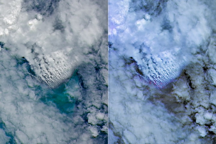 🌋 Tierra: Volcán submarino bajo vigilancia satelital