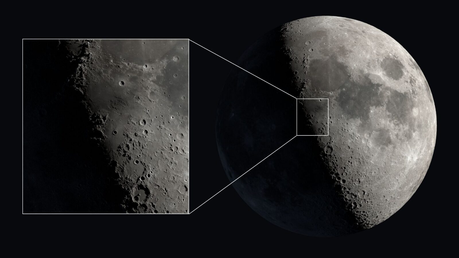 🌕 Astronomía: La Luna dibuja una X y una V