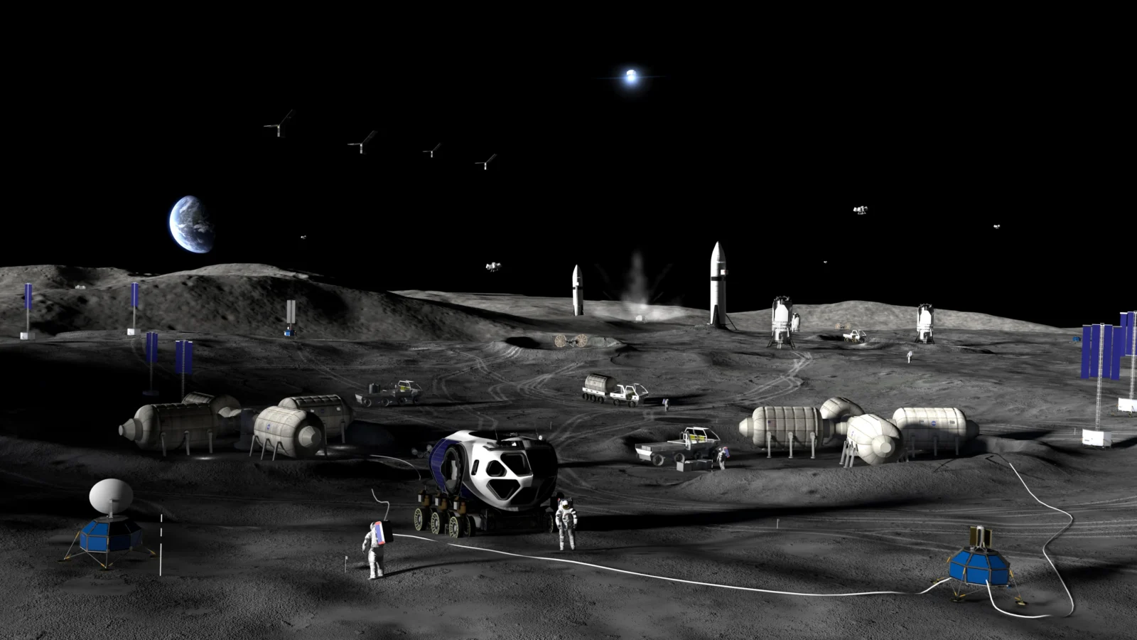 🚀 Espacio: NASA acelera su base lunar