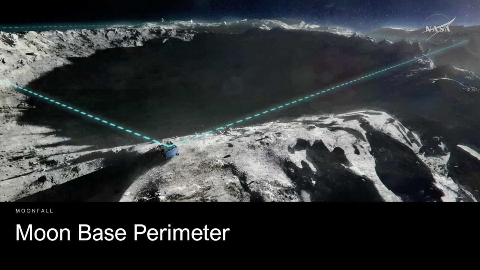 🚀 Espacio: NASA dibuja una base lunar del tamaño de una ciudad