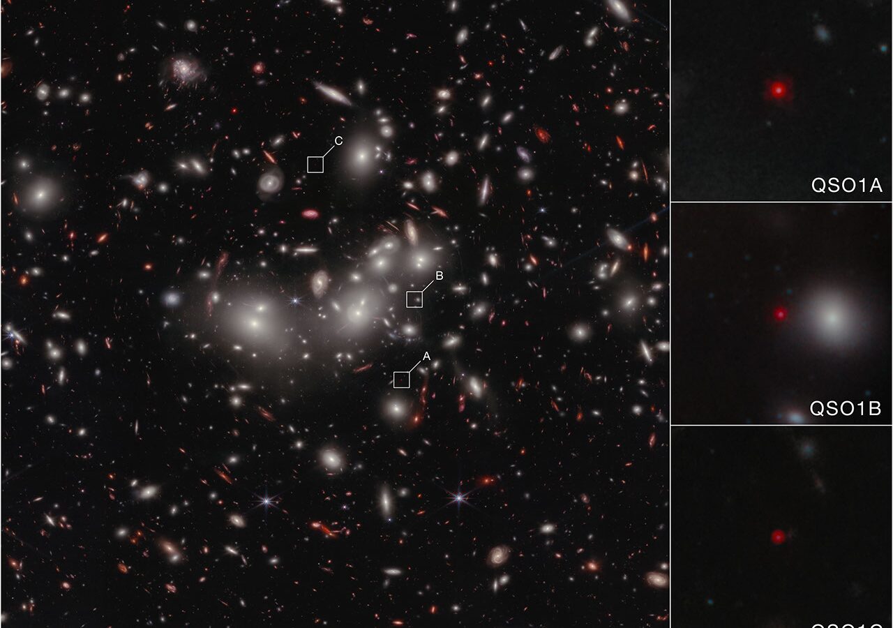 🚀 Espacio: Un agujero negro creció antes que su galaxia