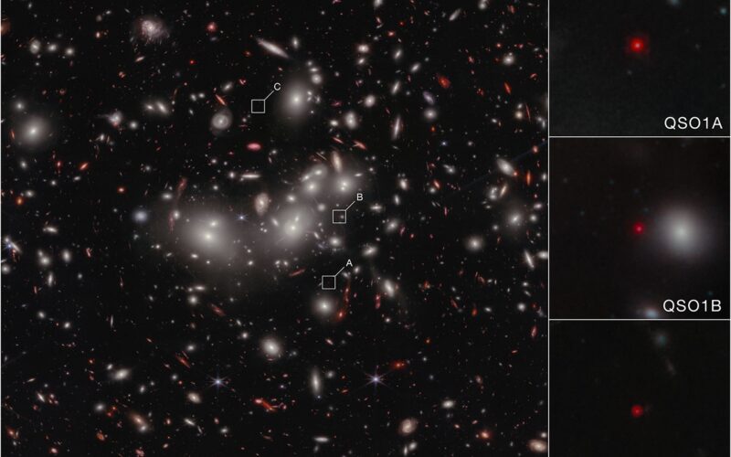 🚀 Espacio: Un agujero negro creció antes que su galaxia