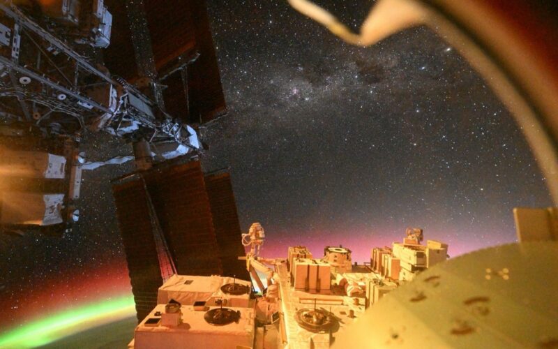 🚀 Espacio: Una aurora vista desde la ISS