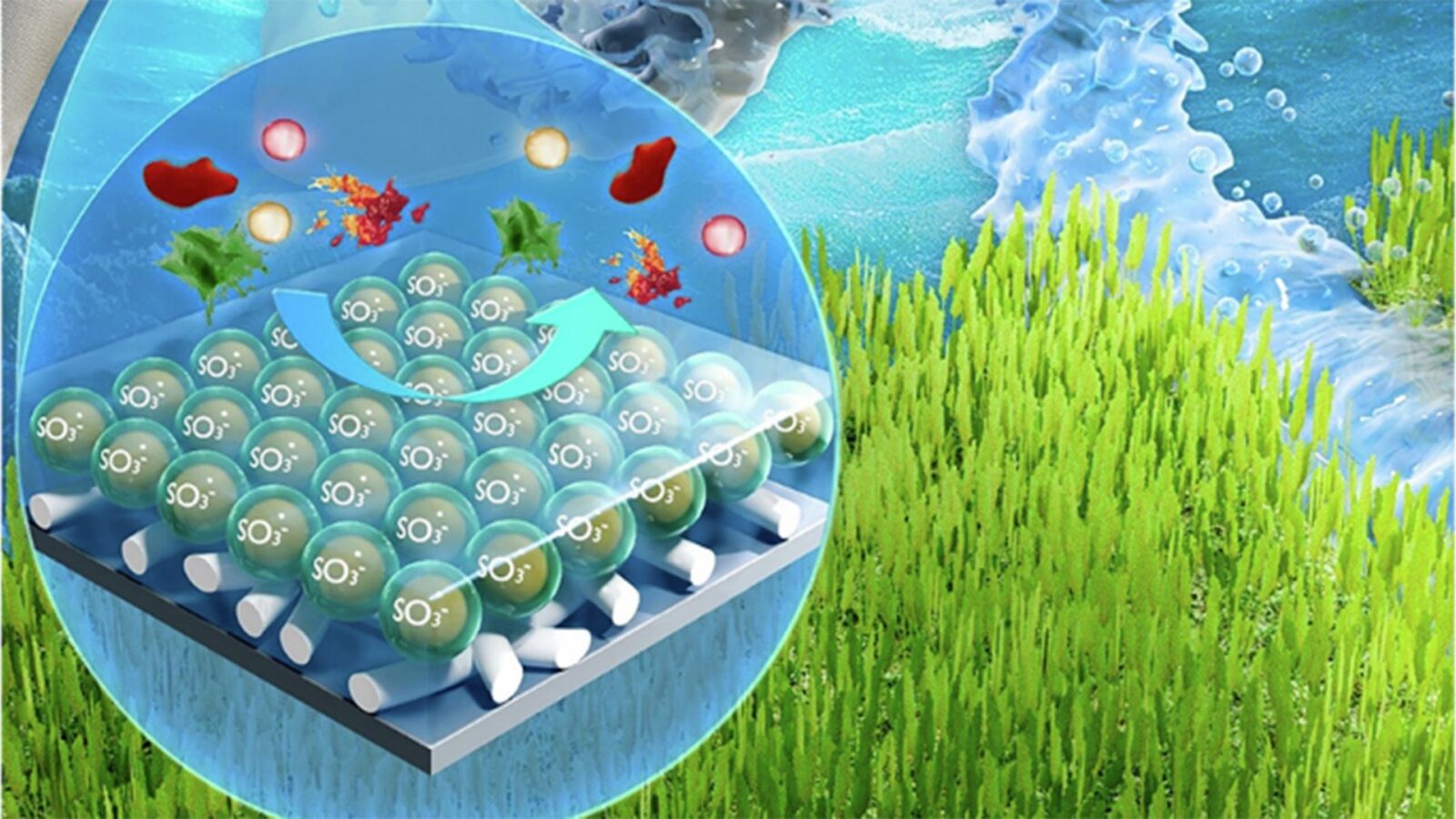 ⚗️ Química: Una «armadura de agua» contra manchas