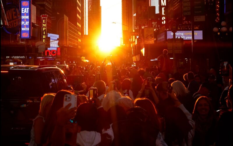 🌇 Astronomía: Manhattanhenge vuelve al atardecer de Nueva York