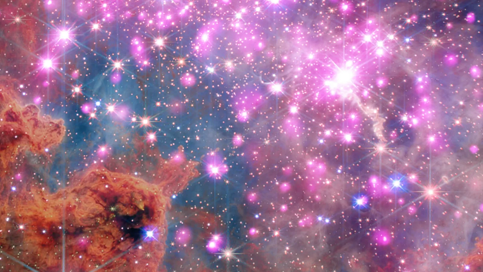 🚀 Espacio: Westerlund 2 brilla en rosa