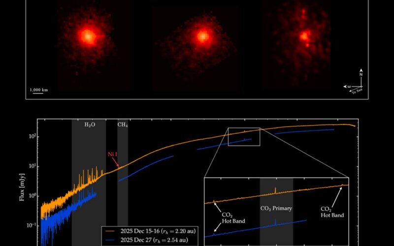🚀 Espacio: Webb detecta metano en 3I/ATLAS