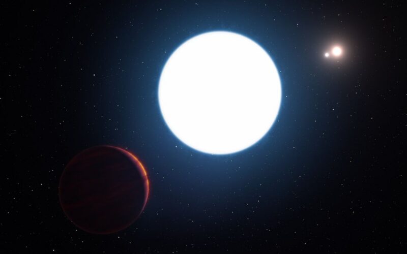 🌌 Astronomía: Un raro “triple eclipse” entre estrellas