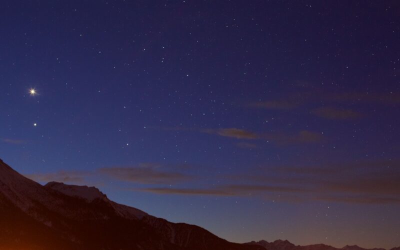 Astronomía: Venus y Júpiter se acercan al atardecer