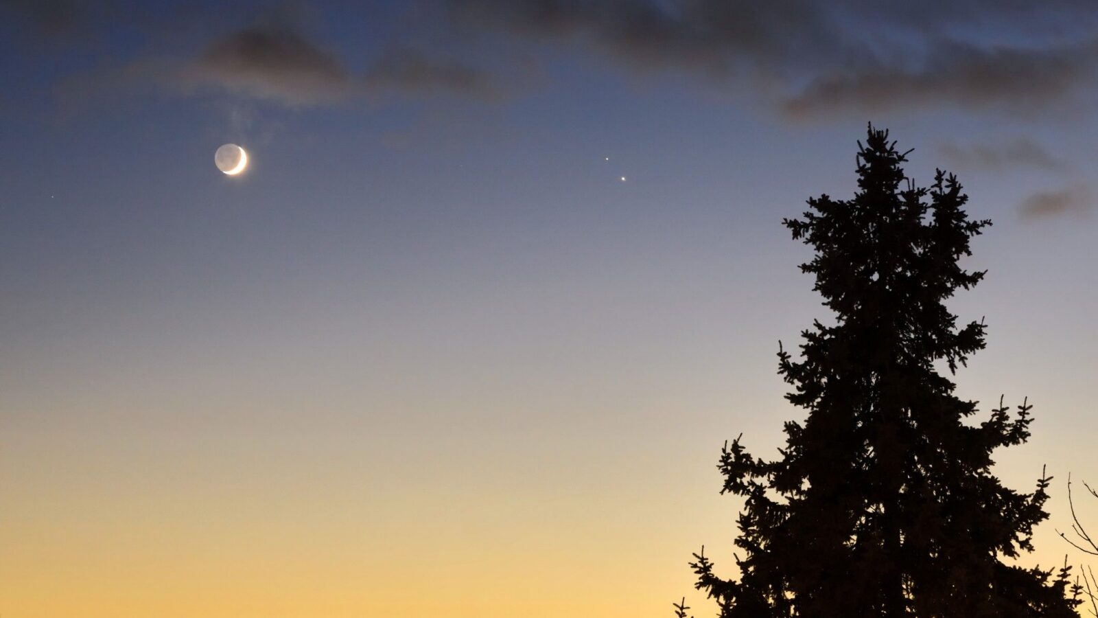 🪐 Astronomía: la Luna y Saturno se citan antes del amanecer