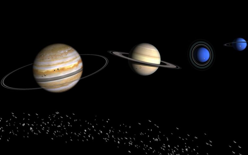Espacio: el Sistema Solar pudo tener seis planetas gigantes