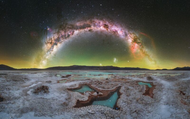 Espacio: La Vía Láctea vista desde la Tierra