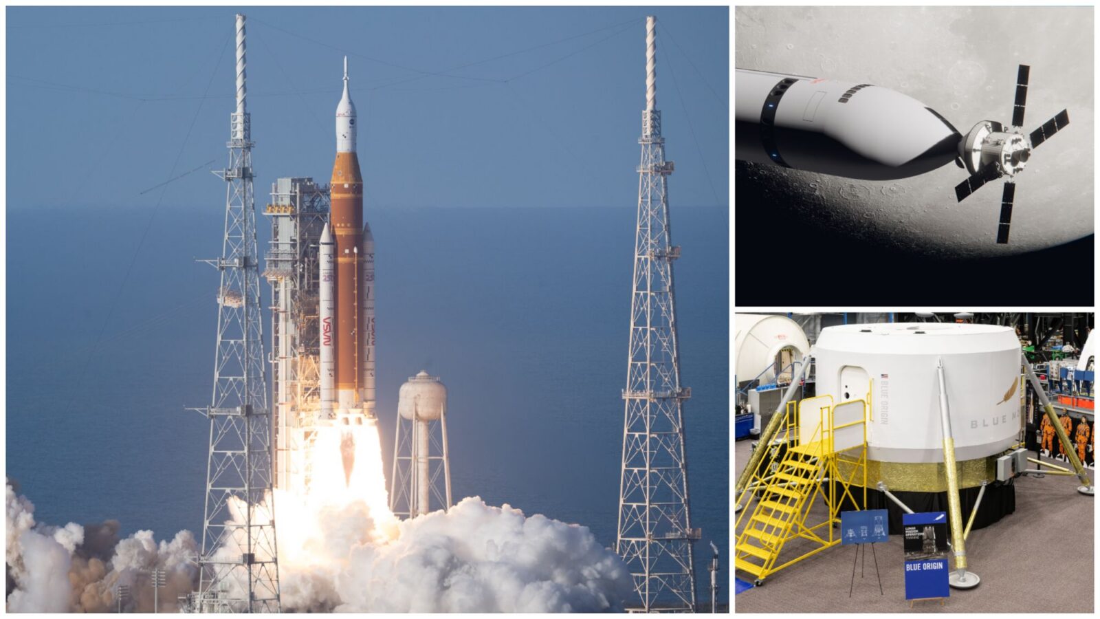 Espacio: Artemis 3 suma tres cohetes gigantes