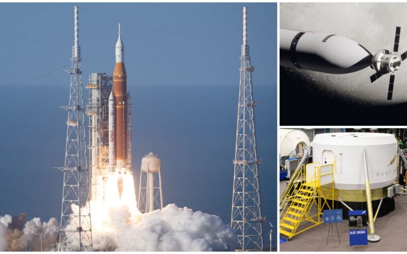 Espacio: Artemis 3 suma tres cohetes gigantes