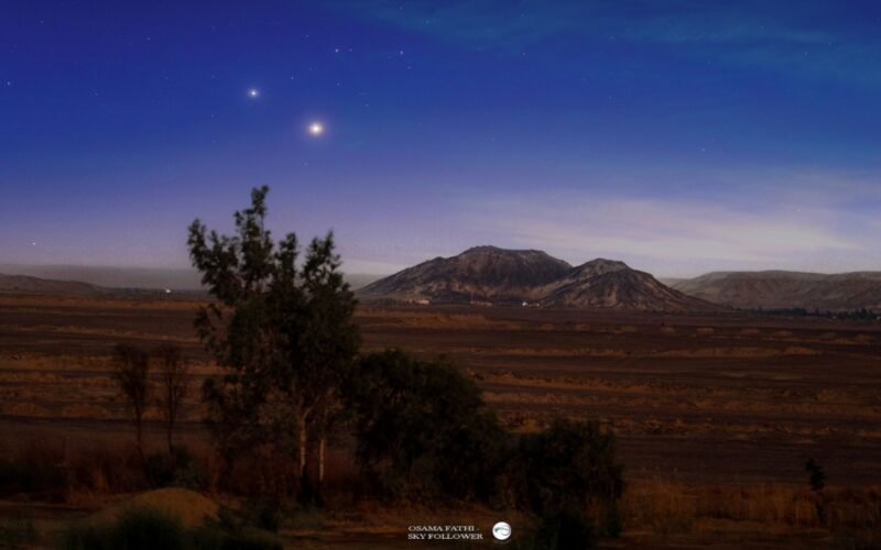 Astronomía: Venus y Júpiter brillan juntos al atardecer