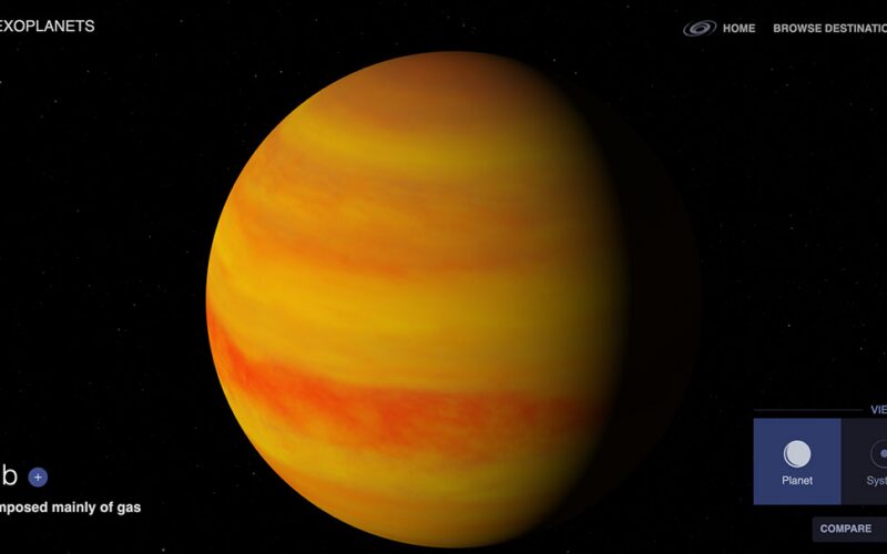 Método: Explora exoplanetas con NASA en 3D