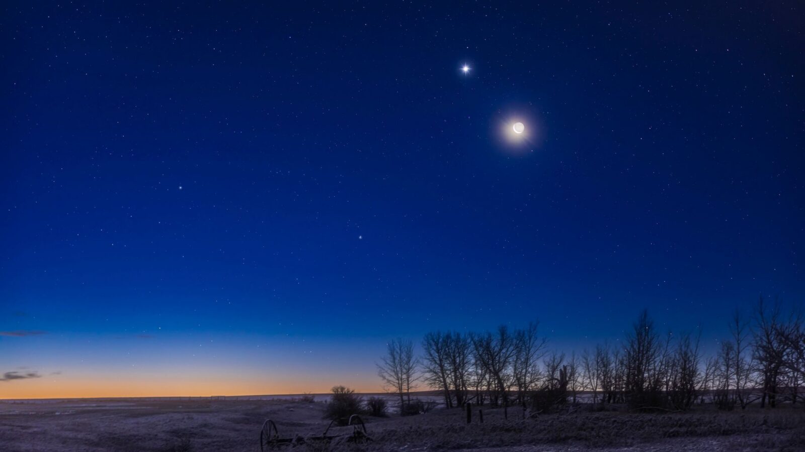 Astronomía: la Luna guía un desfile planetario