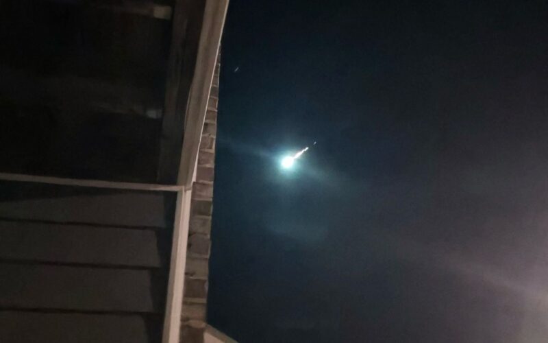 Espacio: Una bola de fuego cruzó el Medio Oeste de EE. UU.