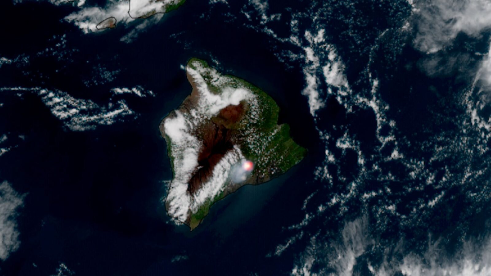 Tierra: Kīlauea lanza lava vista desde satélite