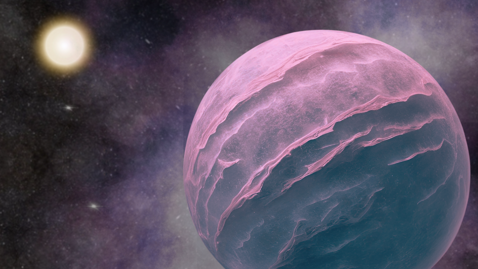 Espacio: Sal en las nubes del «planeta rosa»