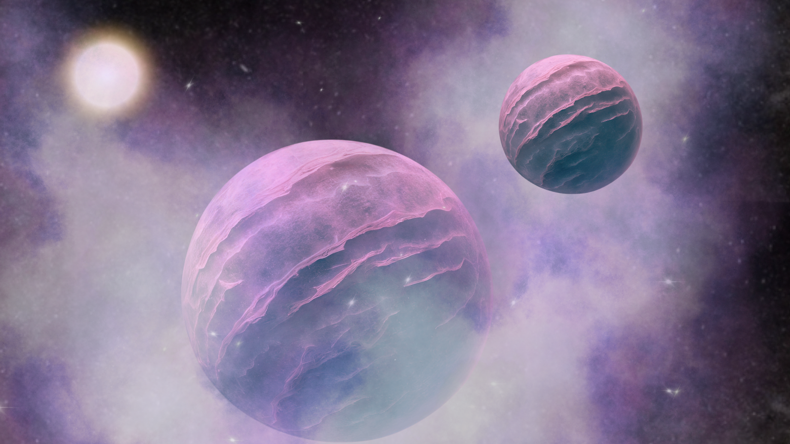 Espacio: Dos exoplanetas de algodón cósmico