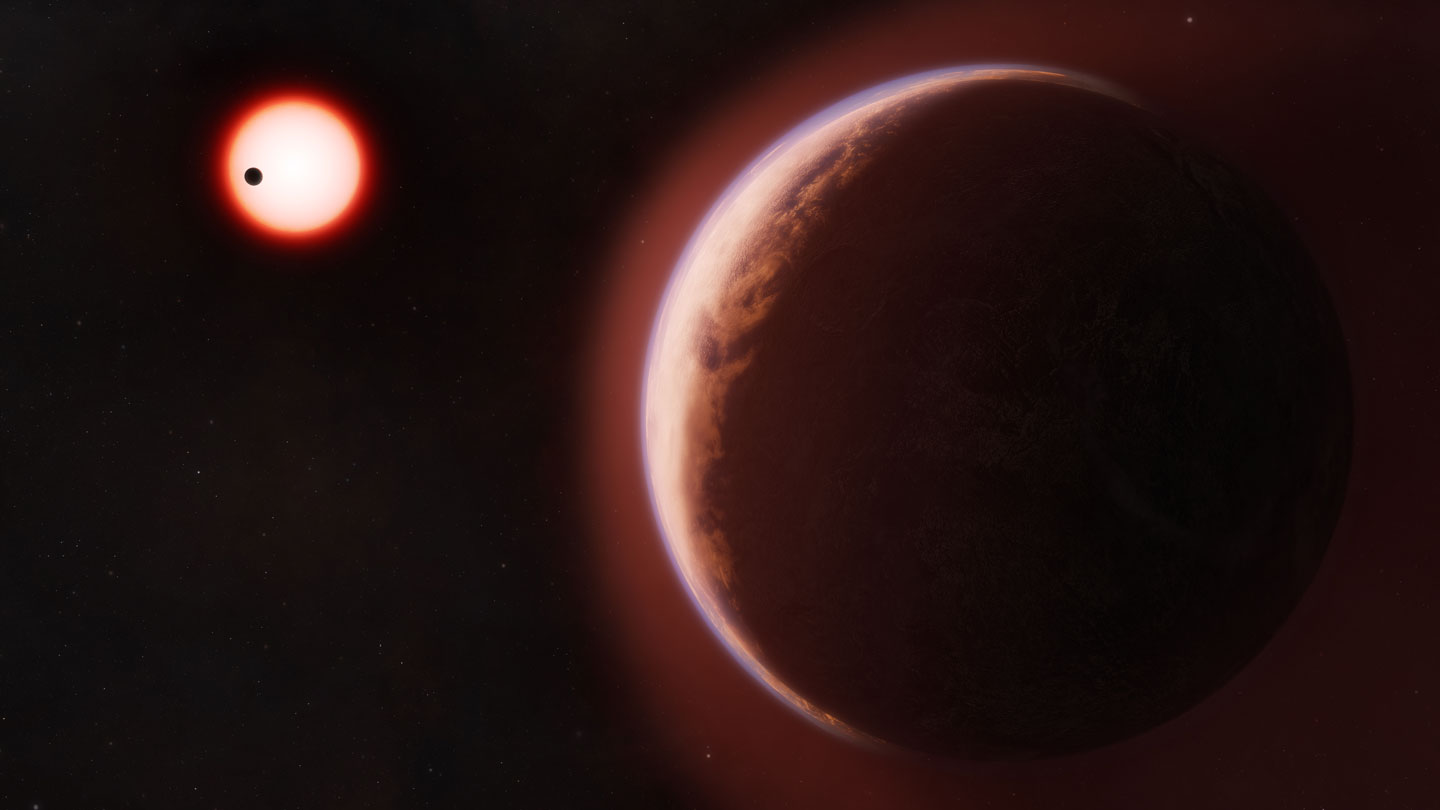 Espacio: Un exoplaneta rocoso conserva atmósfera
