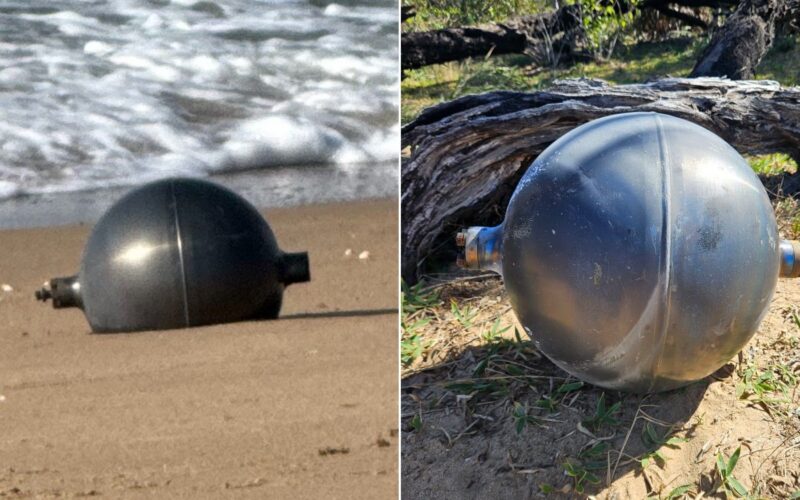 Espacio: Esferas metálicas apuntan a basura espacial