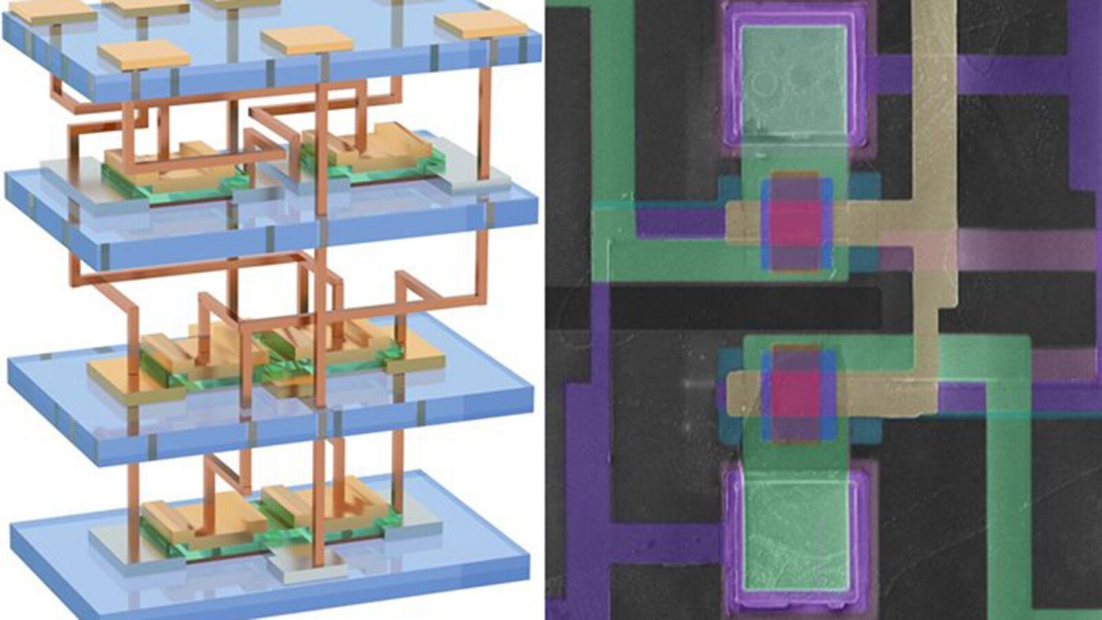 Tecnología: Un chip 3D apila circuitos sin sobrecalentarse