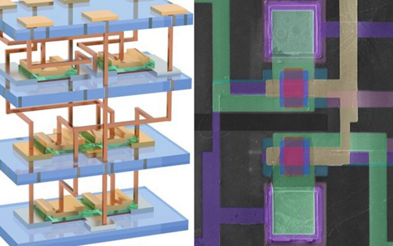 Tecnología: Un chip 3D apila circuitos sin sobrecalentarse