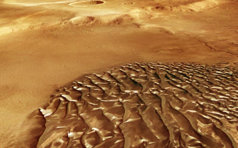 Espacio: Dunas “metálicas” que no son metal