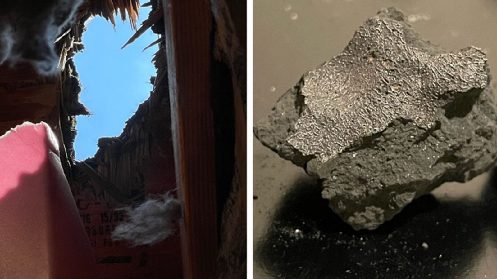 Espacio: El meteorito de Hillsborough tenía “ingredientes de vida”
