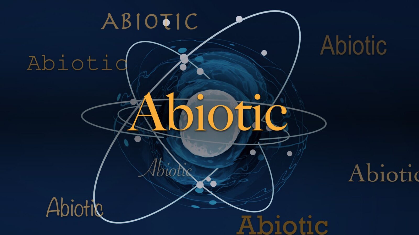 Ecología: Qué significa «abiótico»