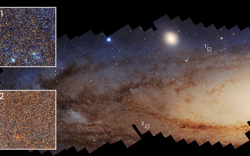 Espacio: Andrómeda baja el ritmo de crear estrellas