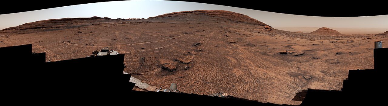 Espacio: Curiosity halla un campo de polígonos en Marte