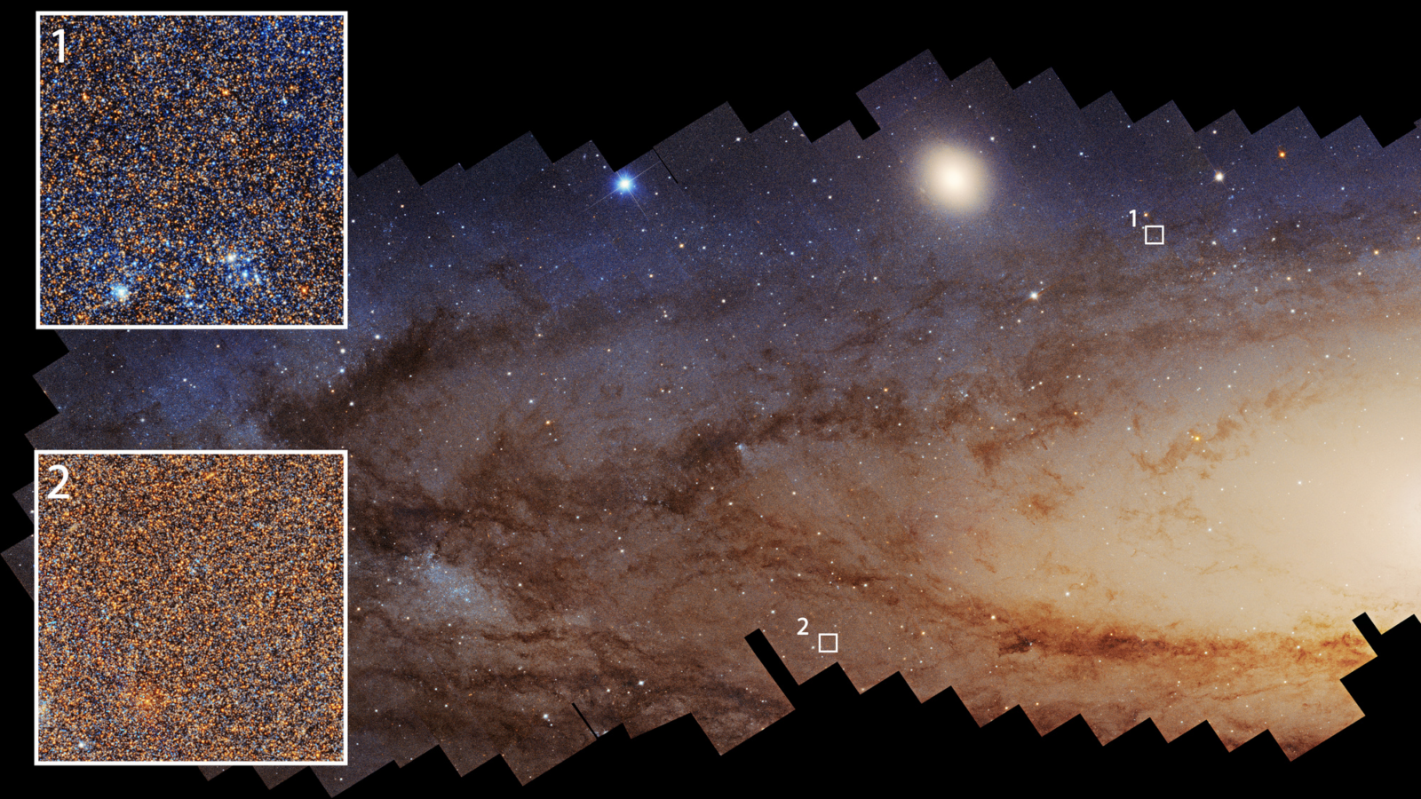 Espacio: Andrómeda reduce su ritmo de creación estelar