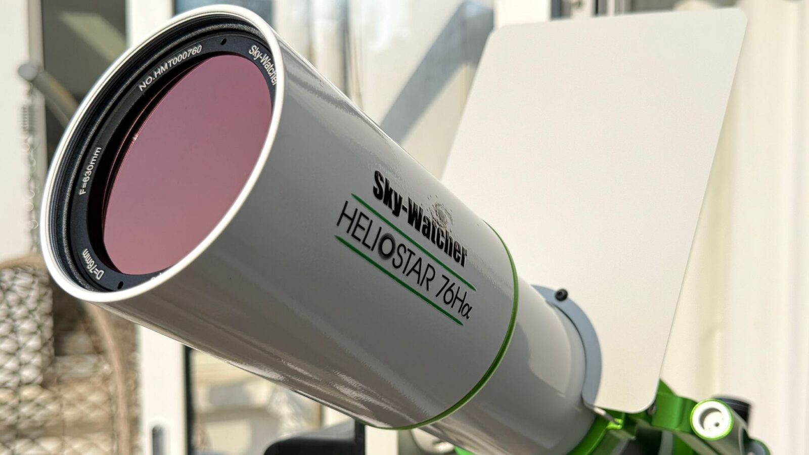 Astronomía: Un telescopio para mirar al Sol en H-alfa