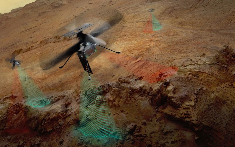 Espacio: Tres helicópteros para explorar Marte
