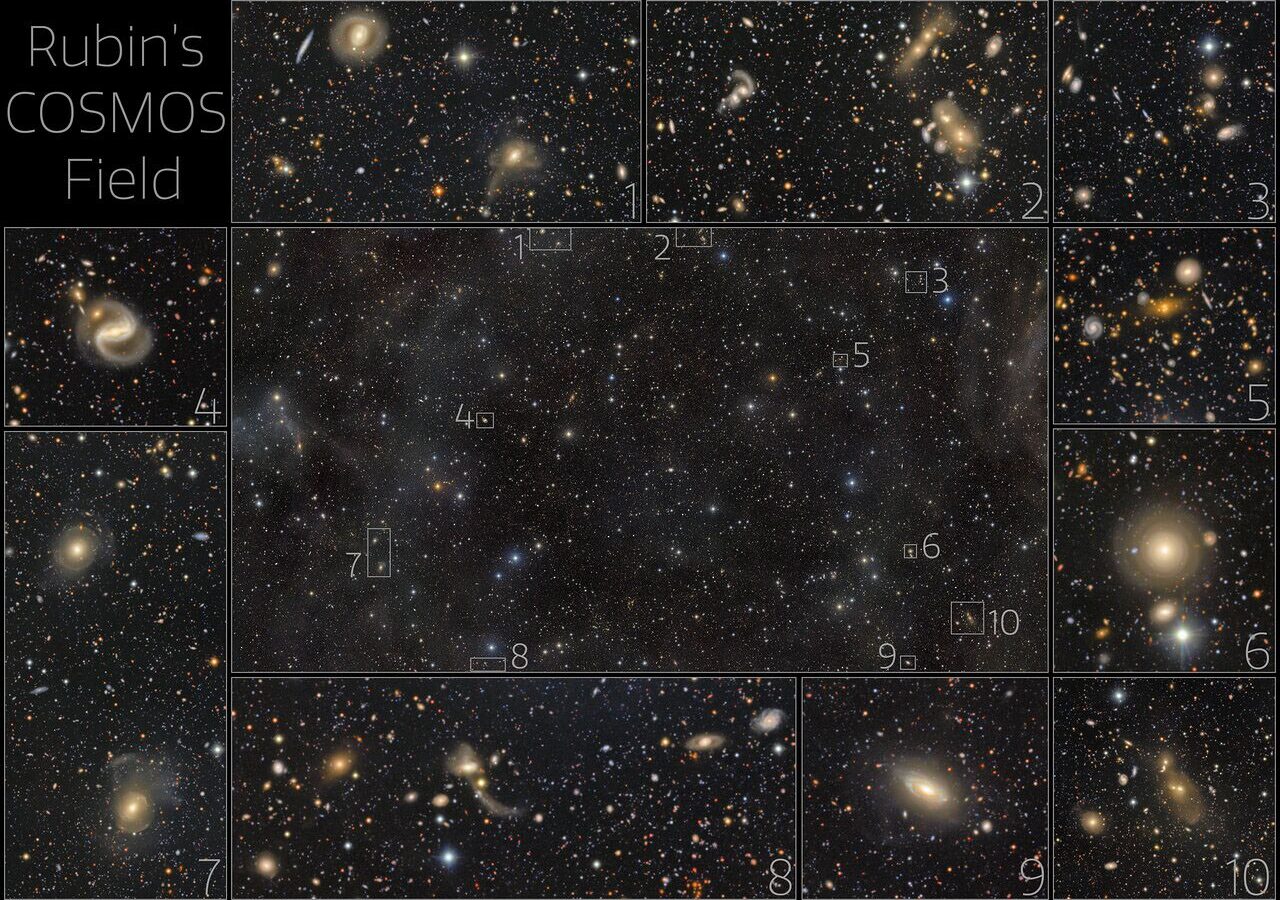 Espacio: Medio millón de galaxias en un campo