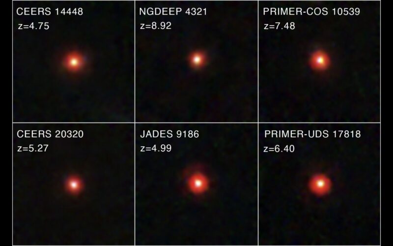 Espacio: ¿En qué se convierten los pequeños puntos rojos?