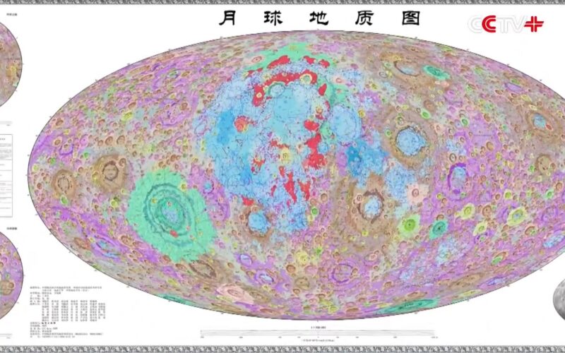 Espacio: China actualiza su mapa geológico lunar