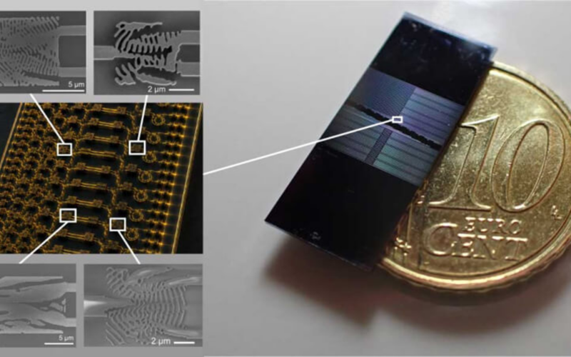 Tecnología: IA comprime piezas clave de chips fotónicos