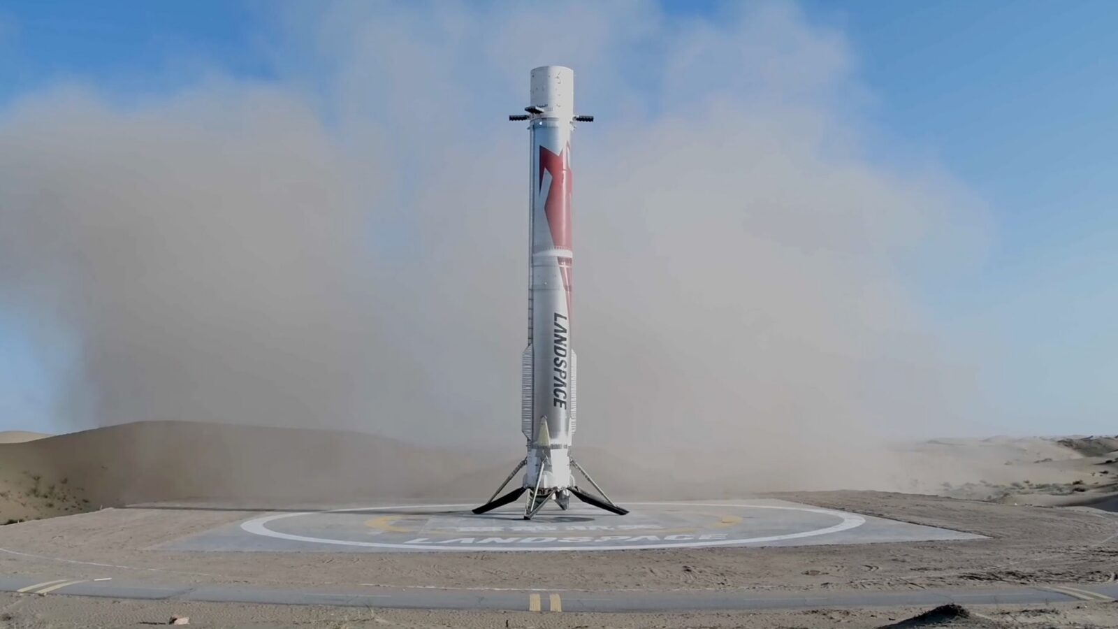 Espacio: Zhuque-3 aterriza su primera etapa en China