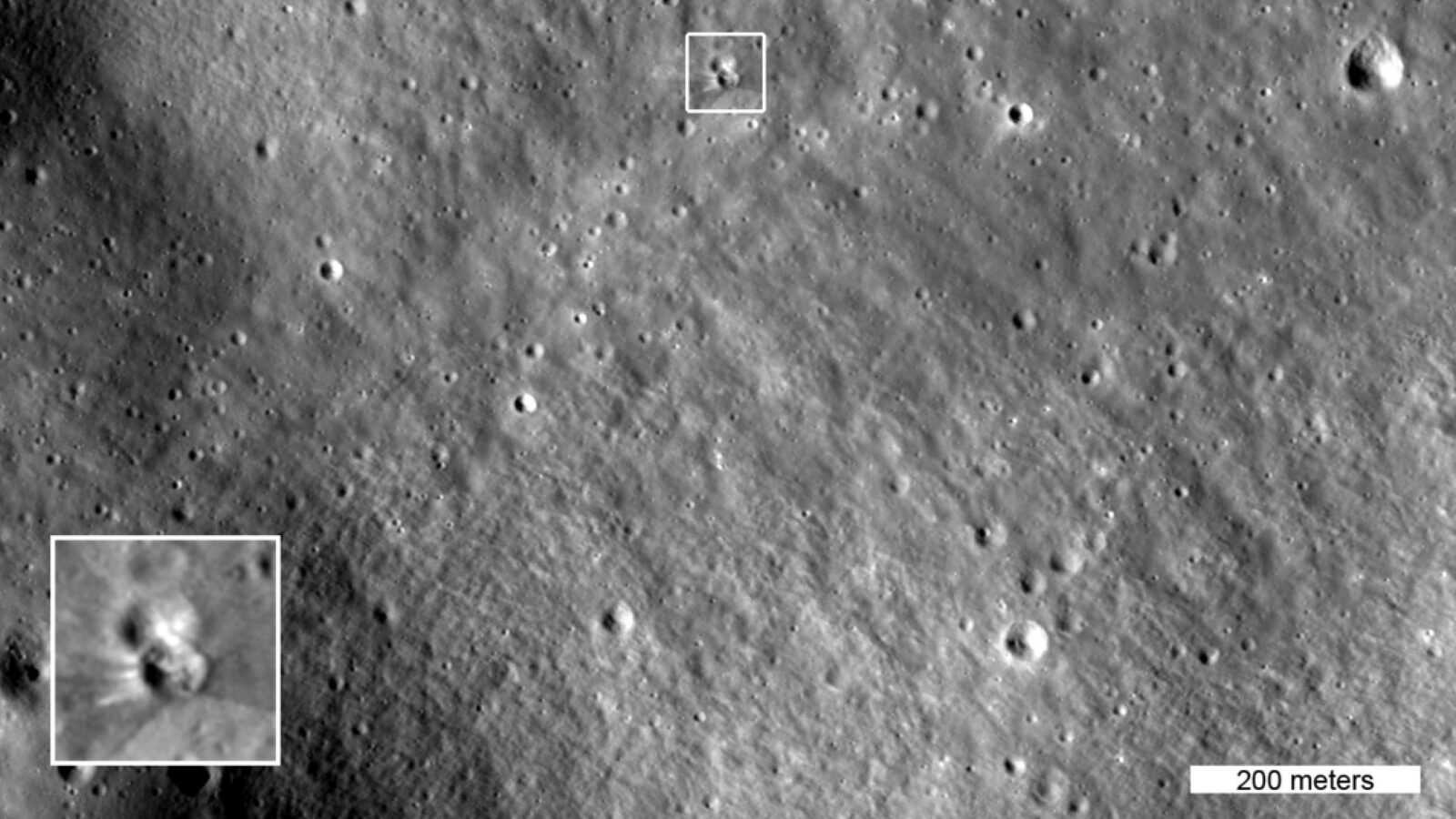 Espacio: La huella de un Falcon 9 en la Luna