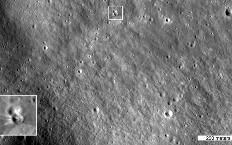 Espacio: La huella de un Falcon 9 en la Luna