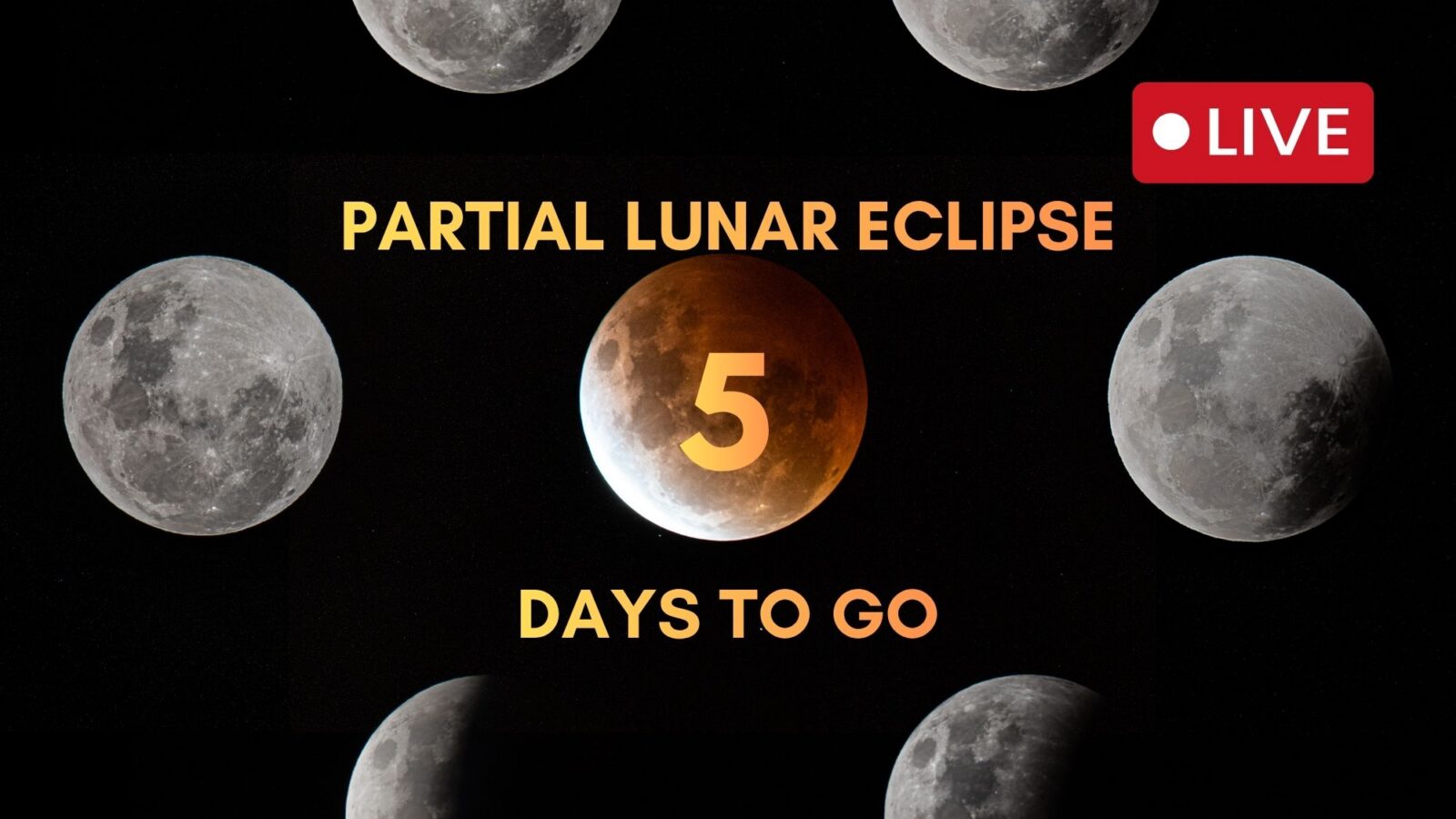 Astronomía: El eclipse lunar parcial más profundo hasta 2028