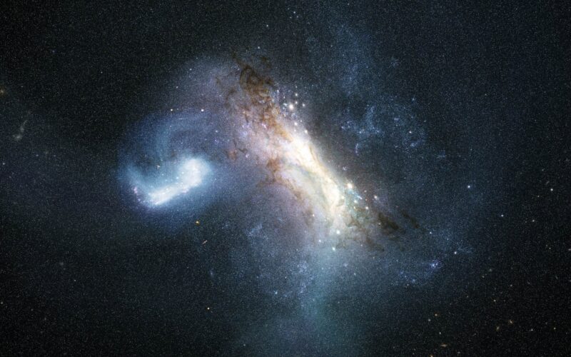 Astronomía: Una cicatriz revela la fusión más antigua